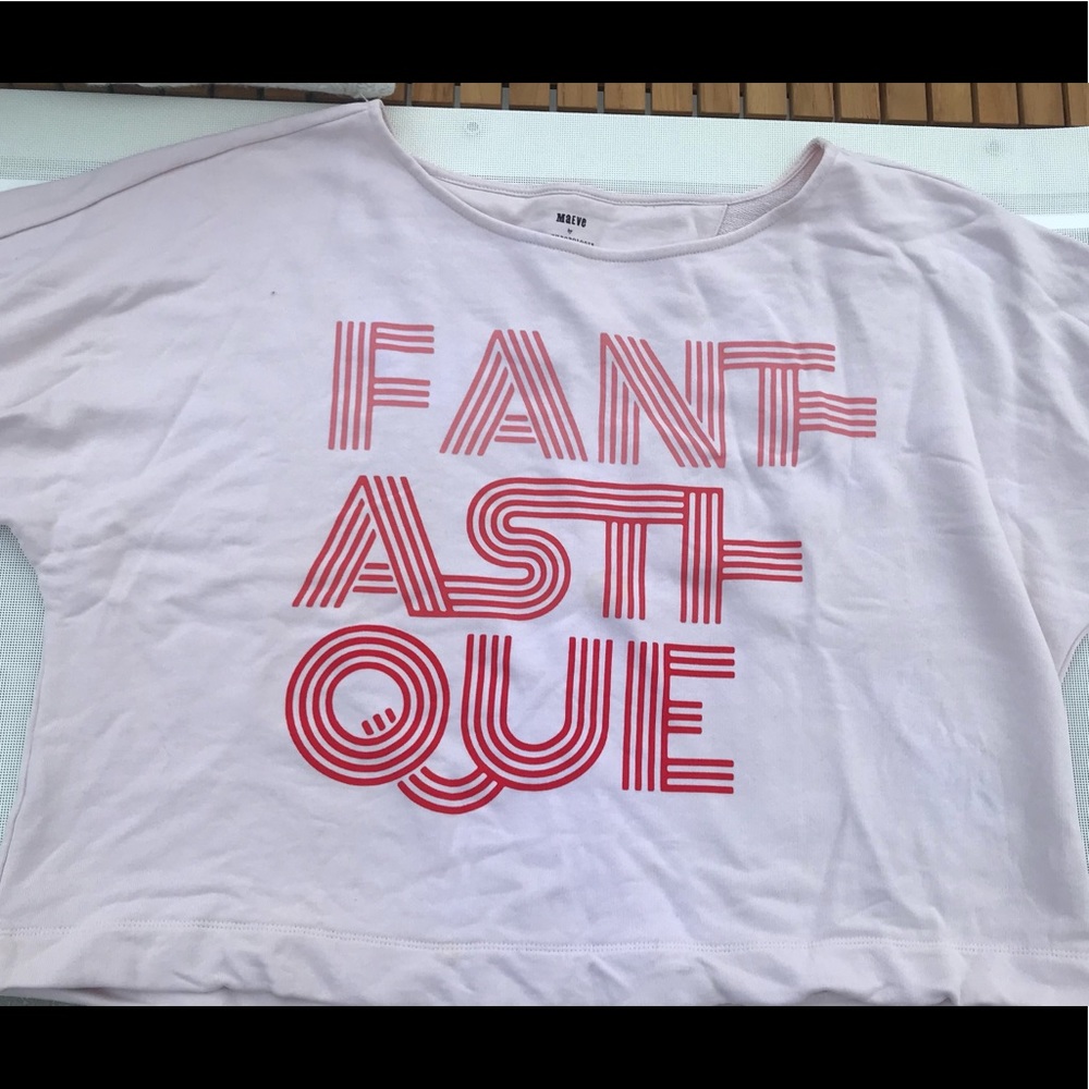 Fantastique pink Sweatshirt Anthropologie